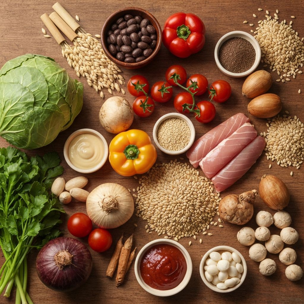 Nutritious whole foods and ingredients